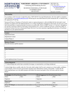 Business Food - Northern Arizona University