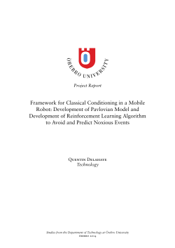 Framework for Classical Conditioning in a Mobile Robot