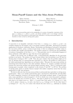 Mean-Payoff Games and the Max-Atom Problem