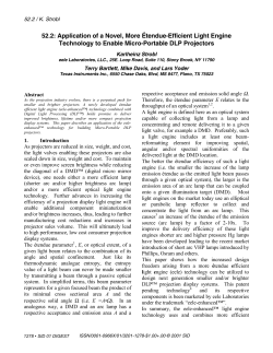 52.2: Application of a Novel, More &Eacute;tendue