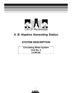 Circulating Water System Description