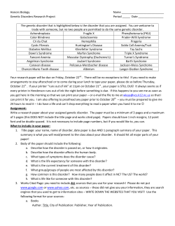 Honors Biology Name - SVHonorsBiologyLeas