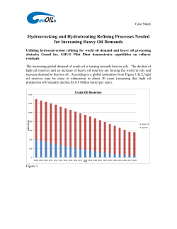 Hydrocracking and Hydrotreating Refining Processes