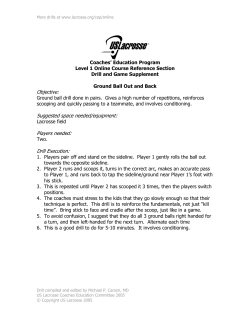 Ground Ball - Out and Back