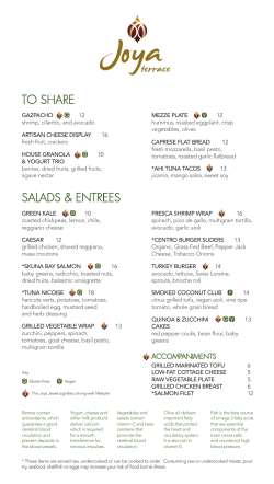 Joya Terrace menu.indd