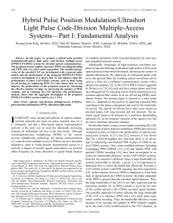 Hybrid pulse position modulation/ultrashort light pulse code
