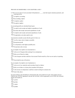 PREVIEW OF HOMEWORK # 4 ON CHAPTERS 6 AND 7 1. There