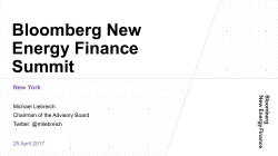 Bloomberg New Energy Finance Summit
