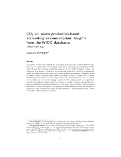 CO2 emissions production-based accounting vs consumption