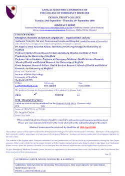 Please record the number of hours of CPD in each of the categories