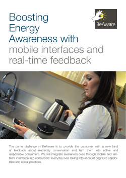 Boosting Energy Awareness with mobile interfaces and