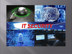 it security - Ryans Electric Evoloution