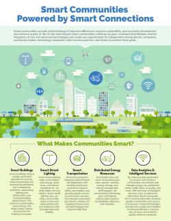 Smart Communities Powered by Smart Connections