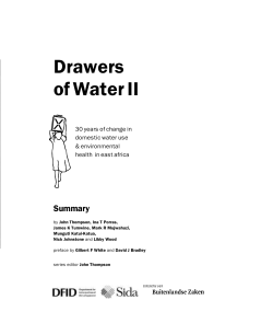 Drawers of Water II - iied iied - International Institute for Environment