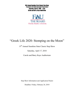Greek Life 2020: Stomping on the Moon