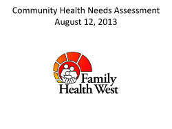 Priority One: Mental Health