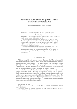 COUNTING SUBGRAPHS IN QUASI-RANDOM 4