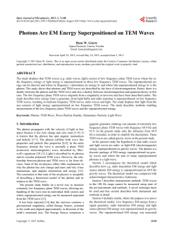 Photons Are EM Energy Superpositioned on TEM Waves