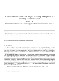 A concentration bound for the longest increasing subsequence of a