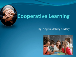 Cooperative Learning - Inclusive Education Wiki