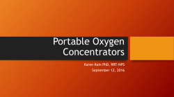 Portable Oxygen Concentrators