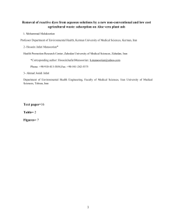 - Iranian Journal of Health, Safety and Environment