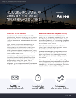 producer and compensation management your way with aurea