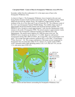 Conceptual Model - Causes of Haze in Breton Island (BRET1)