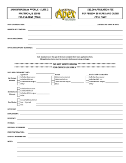 1400 broadway avenue - suite 2 $10.00 application fee mattoon, il