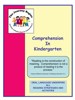 Comprehension-in-Kindergarten