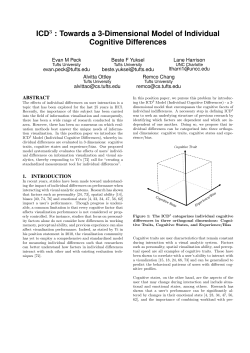 Towards a 3-Dimensional Model of Individual Cognitive Differences