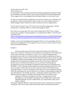 Citation Exercise