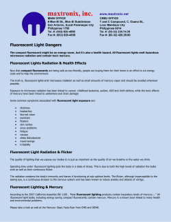 Fluorescent Light Dangers