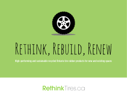 High-performing and sustainable recycled Ontario