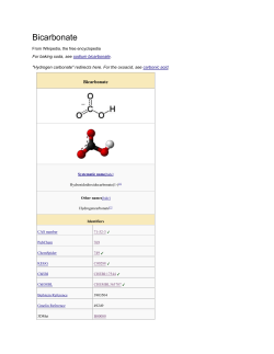 Bicarbonate