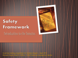 Family Functioning Assessment - Florida`s Center for Child Welfare