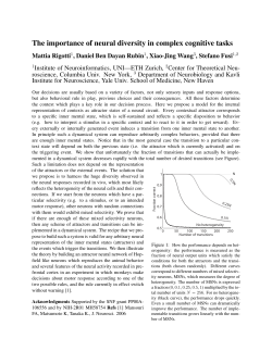 The importance of neural diversity in complex cognitive tasks