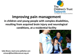 Audit of Pain Management (Nissen)