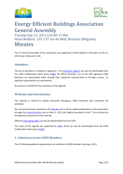 Energy Efficient Buildings Association