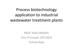 Application of Biotechnogy to process industries