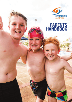 parents handbook - Swimming Australia