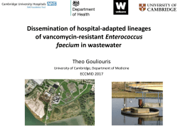 Dissemination of hospital-adapted lineages of