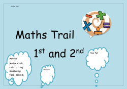 maths-trail-1st-and-2nd-class