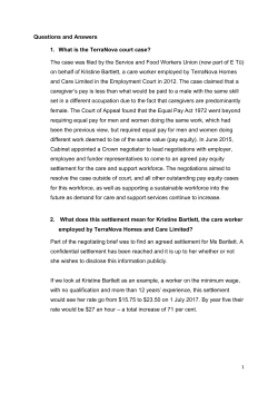 Questions and Answers 1. What is the TerraNova