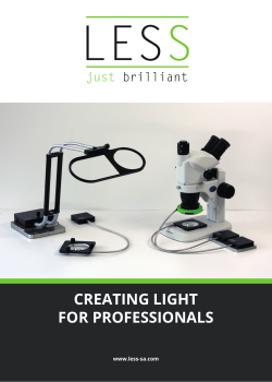 creating light for professionals