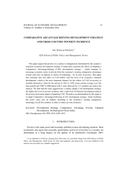 comparative advantage defying development strategy and cross