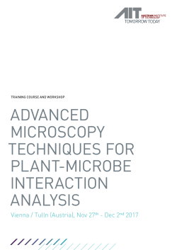 advanced microscopy techniques for plant