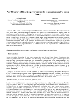 New Structure of Reactive power market by considering reactive