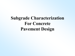 Common Subgrade Theories Used For Concrete Pavements