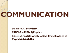 Nonverbal communication